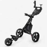 Golf Push Cart 3-Wheel Foldable
