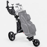 Golf Push Cart 3-Wheel Foldable